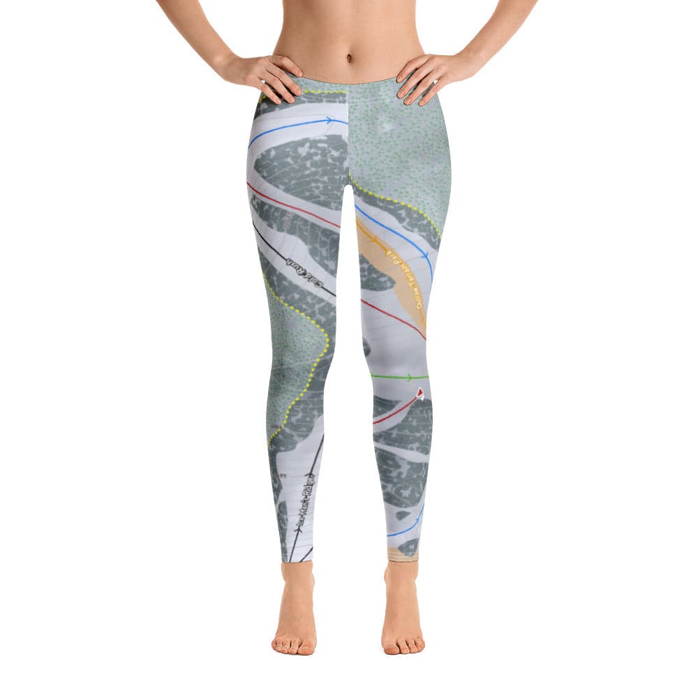 Hidden Valley, Missouri Ski Trail Map Women's Base Layer Bottom - Powderaddicts