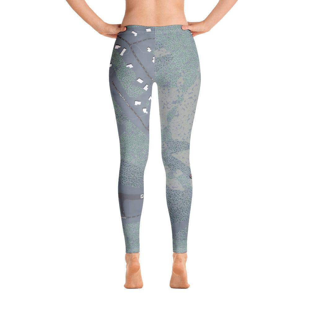 Hilltop, Alaska Ski Trail Map Women&#39;s Base Layer Bottom - Powderaddicts