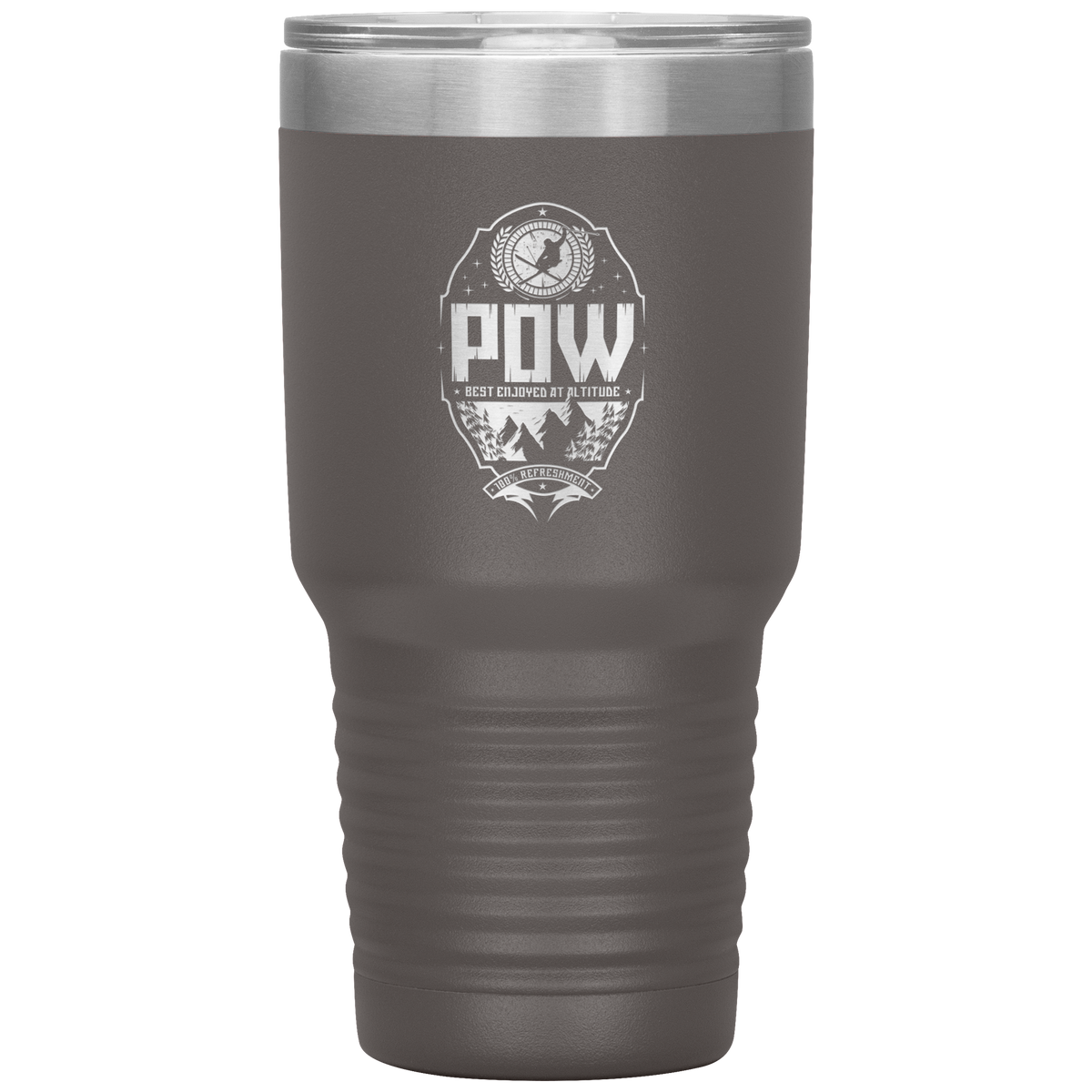 Pow Best Enjoyed At Altitude 30oz Tumbler - Powderaddicts
