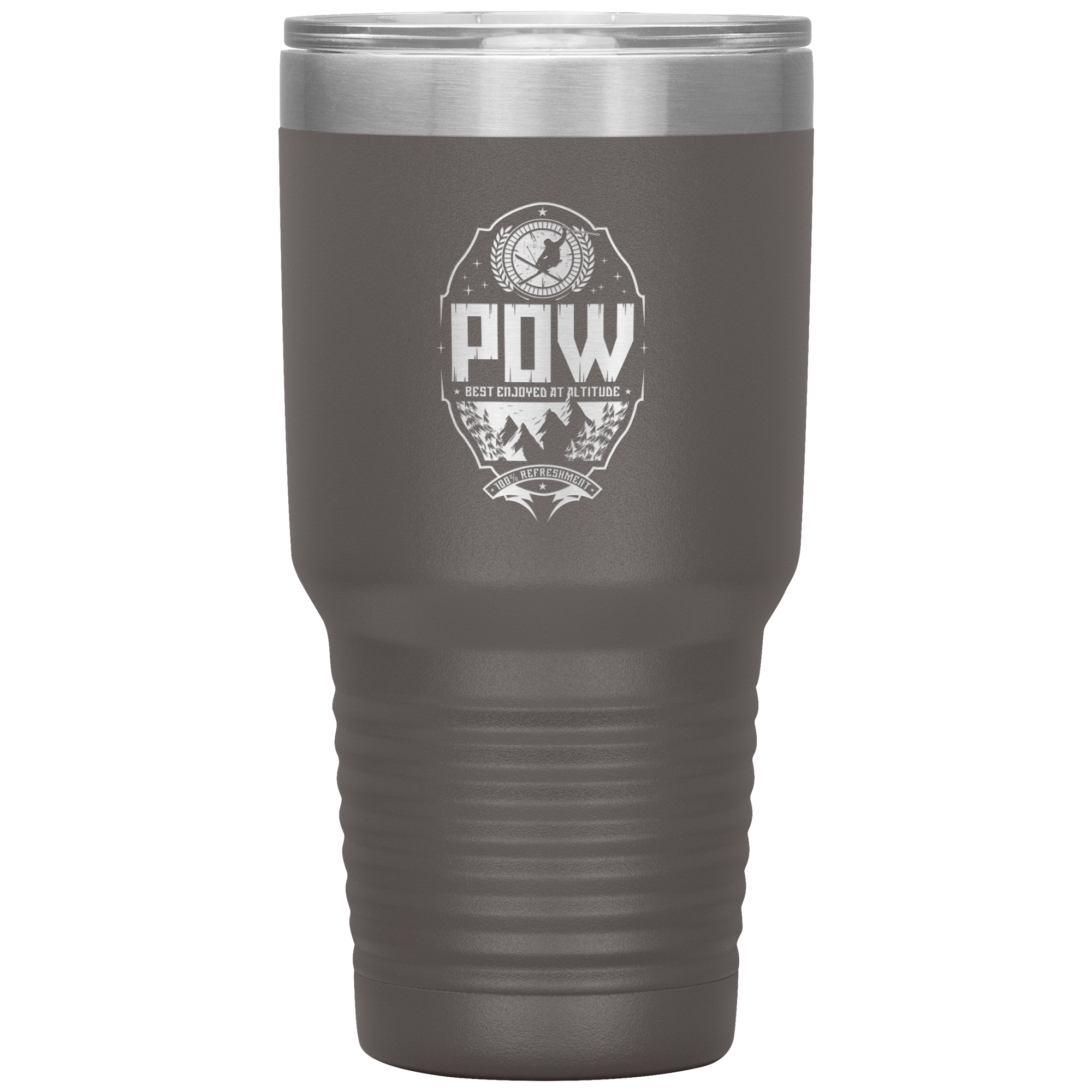 Pow Best Enjoyed At Altitude 30oz Tumbler - Powderaddicts
