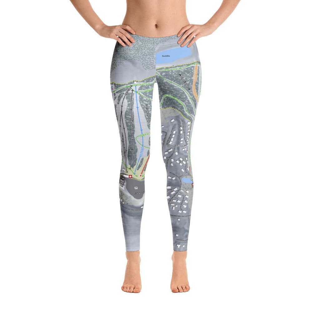 Holimont, New York Ski Trail Map Women's Base Layer Bottom - Powderaddicts