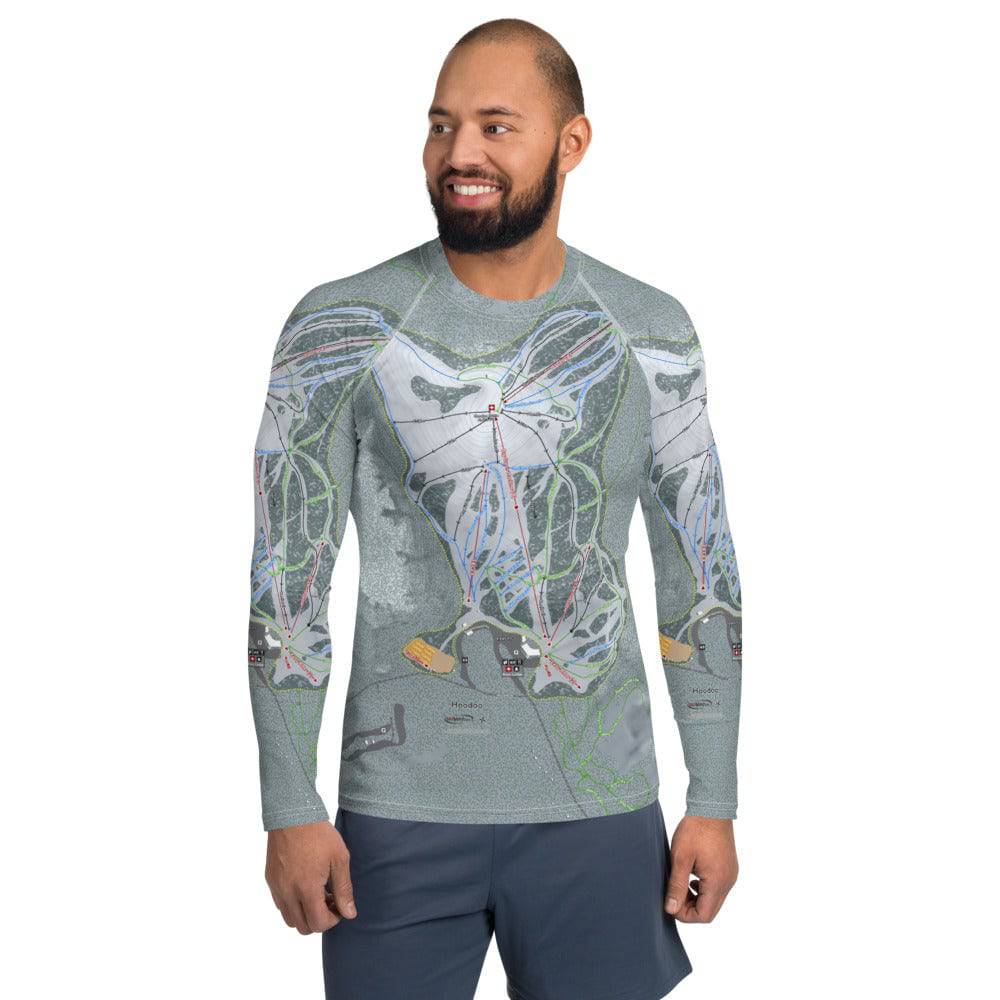 Hoodoo, Oregon Ski Trail Map Men's Base Layers