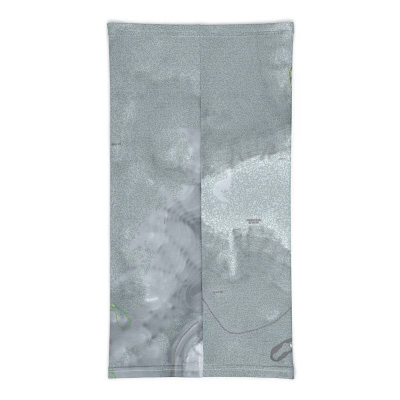 Hoodoo, Oregon Ski Trail Map Printed Neck Gaiter - Powderaddicts