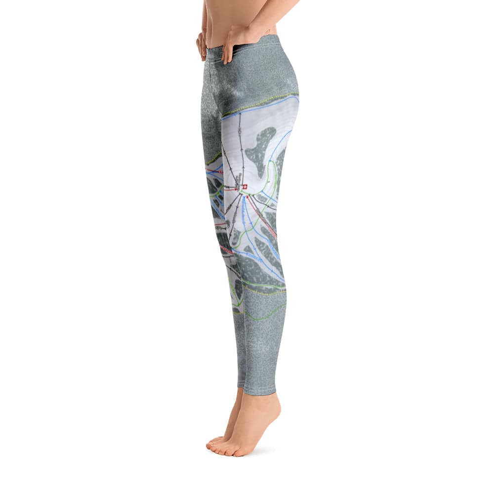 Hoodoo, Oregon Ski Trail Map Women's Base Layer Bottom - Powderaddicts