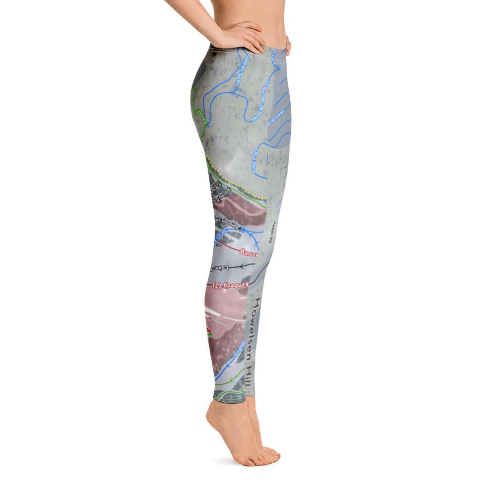 Howelsen Hill, Colorado Ski Trail Map Women's Base Layer Bottom - Powderaddicts
