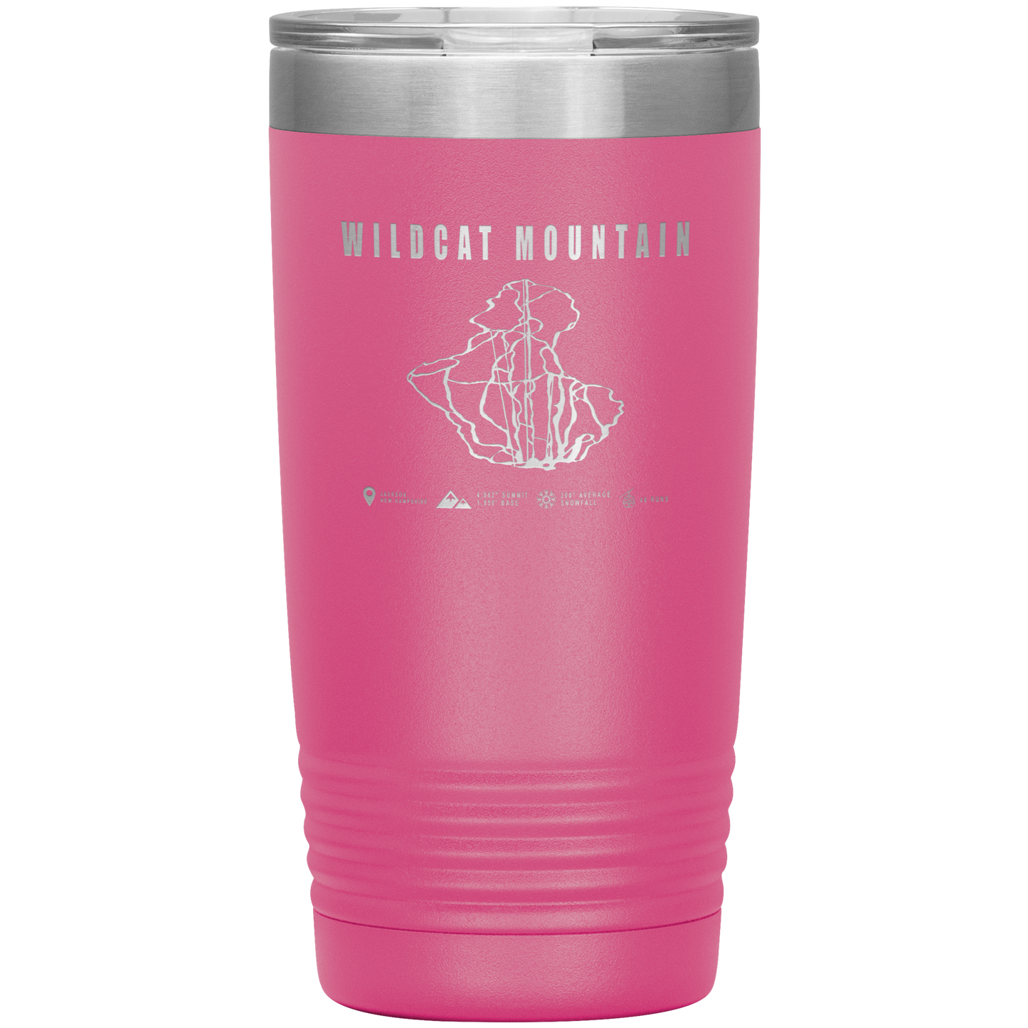 Wildcat Mountain, New Hampshire Ski Trail Map 20oz Tumbler - Powderaddicts