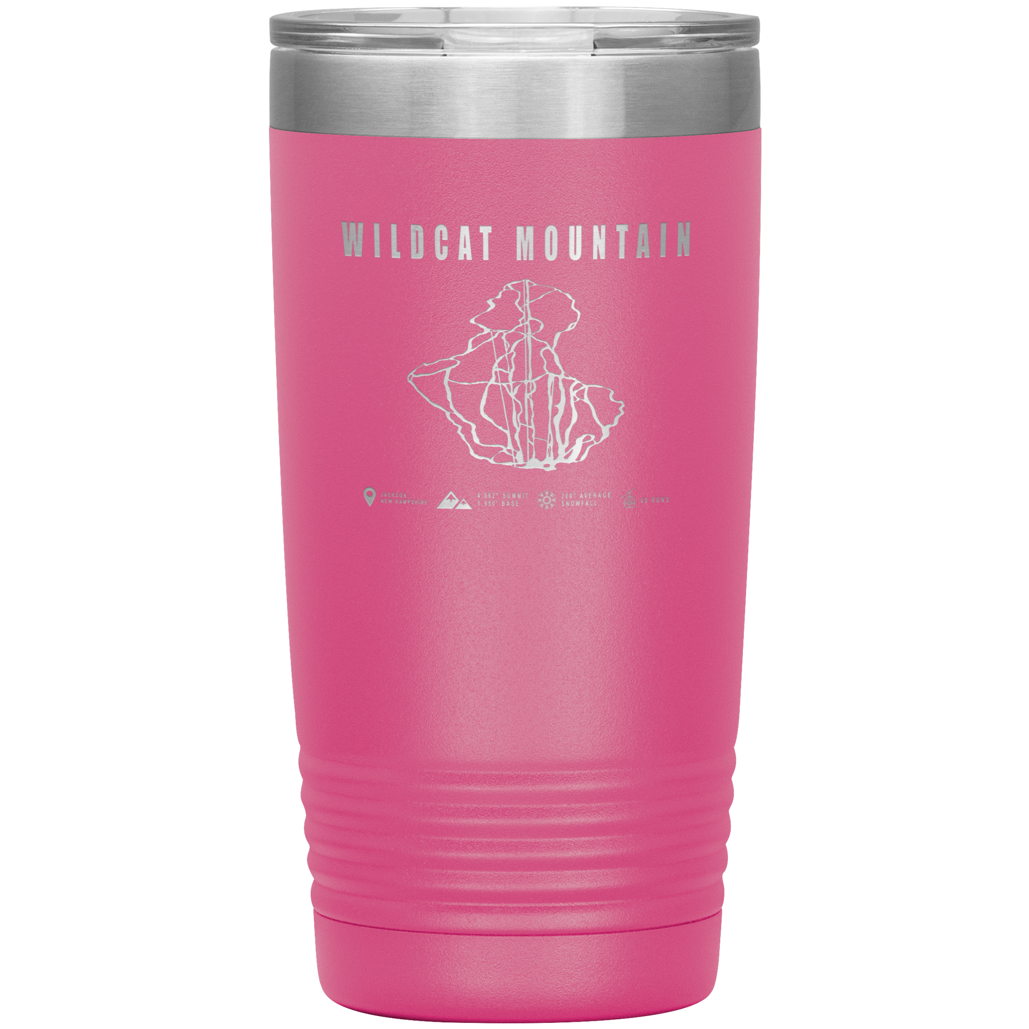 Wildcat Mountain, New Hampshire Ski Trail Map 20oz Tumbler - Powderaddicts