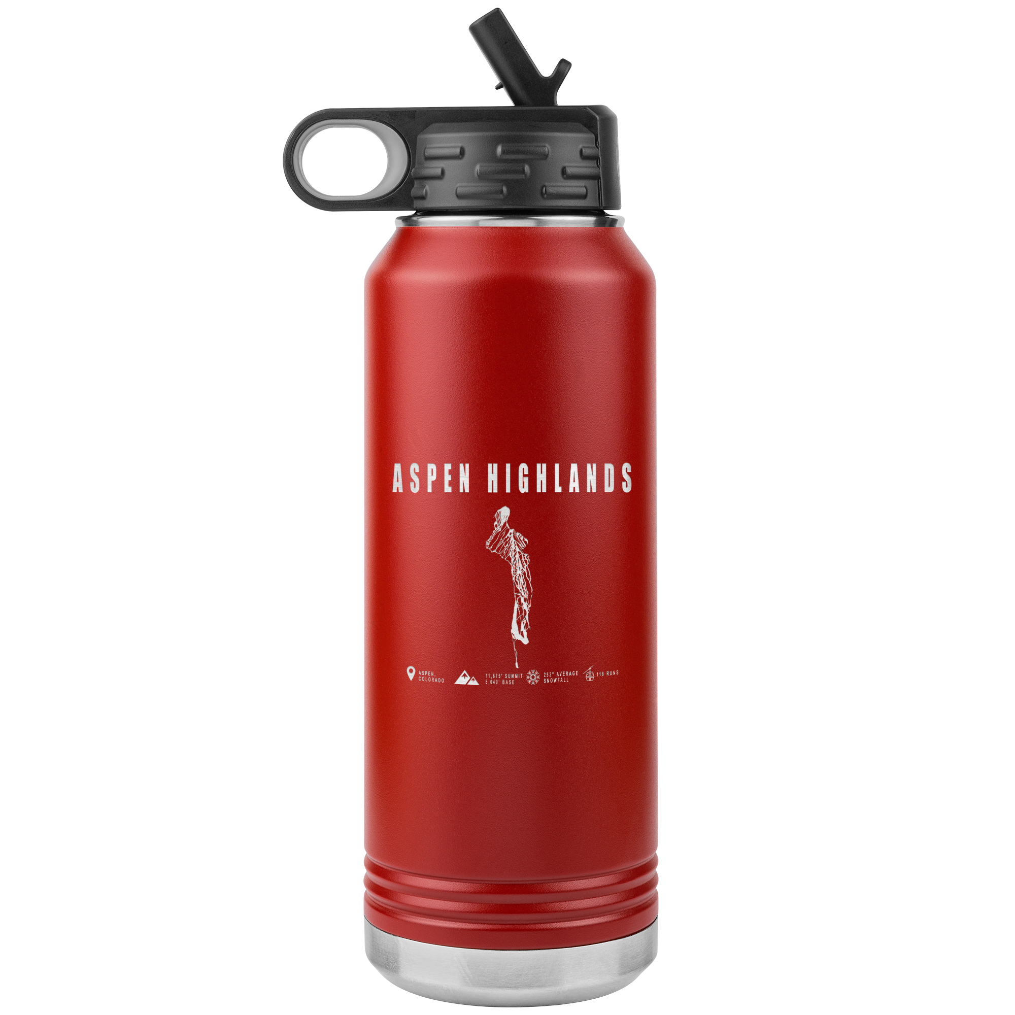 Aspen Highlands, Colorado Ski Resort 32oz Tumbler - Powderaddicts