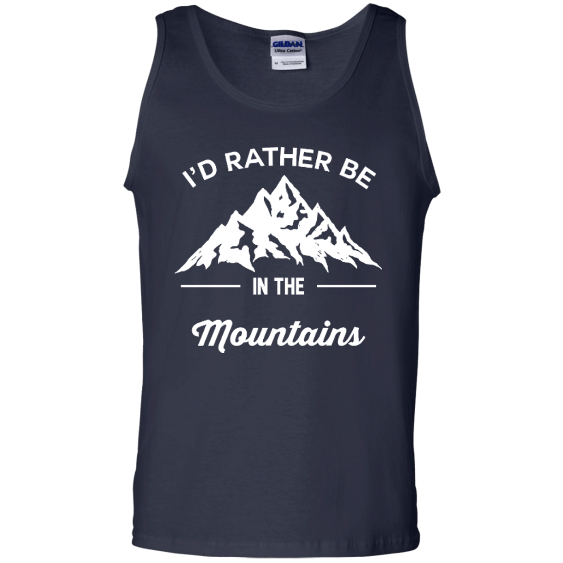 I'd Rather Be In The Mountains Tank Tops - Powderaddicts