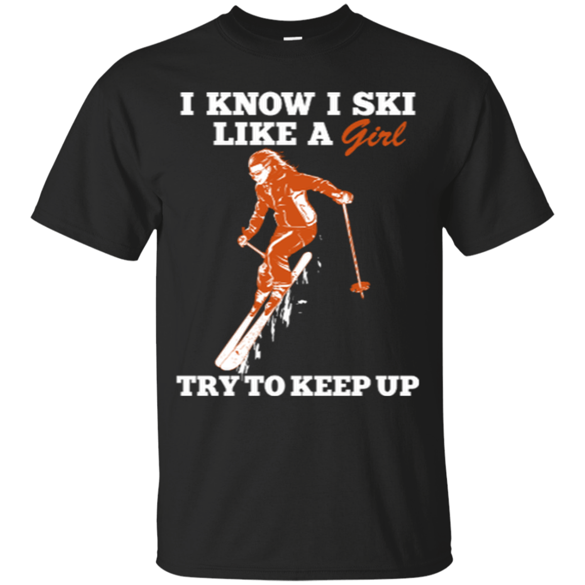 I Know I Ski Like A Girl Youth Tees - Powderaddicts