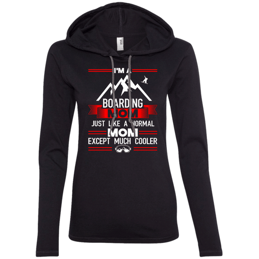 I'm A Boarding Mom Just Like A Normal Mom Except Much Cooler Hoodies - Powderaddicts