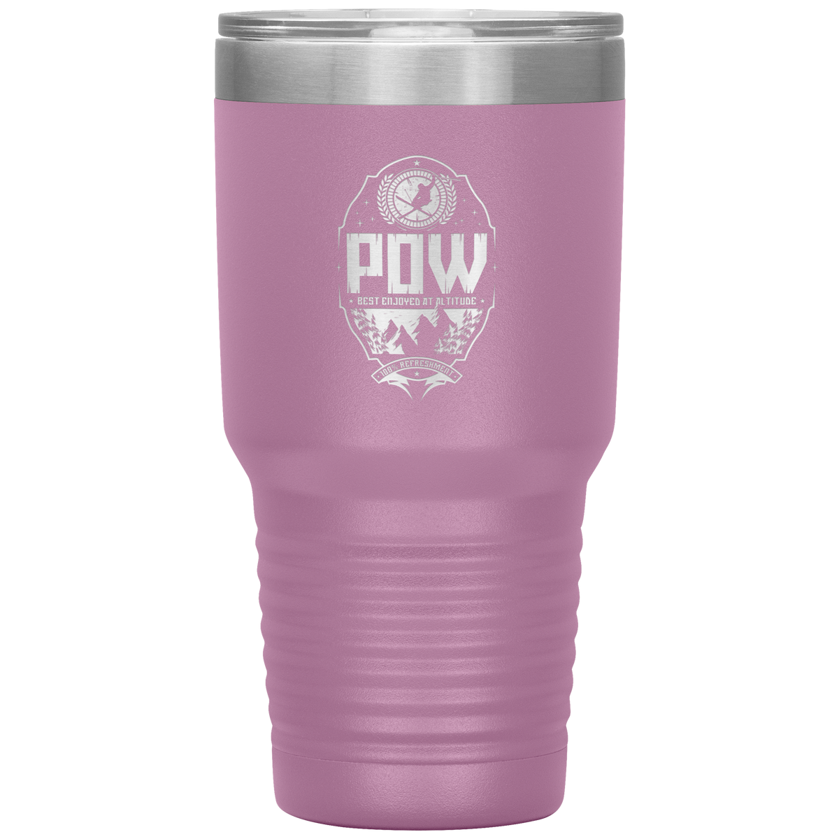 Pow Best Enjoyed At Altitude 30oz Tumbler - Powderaddicts