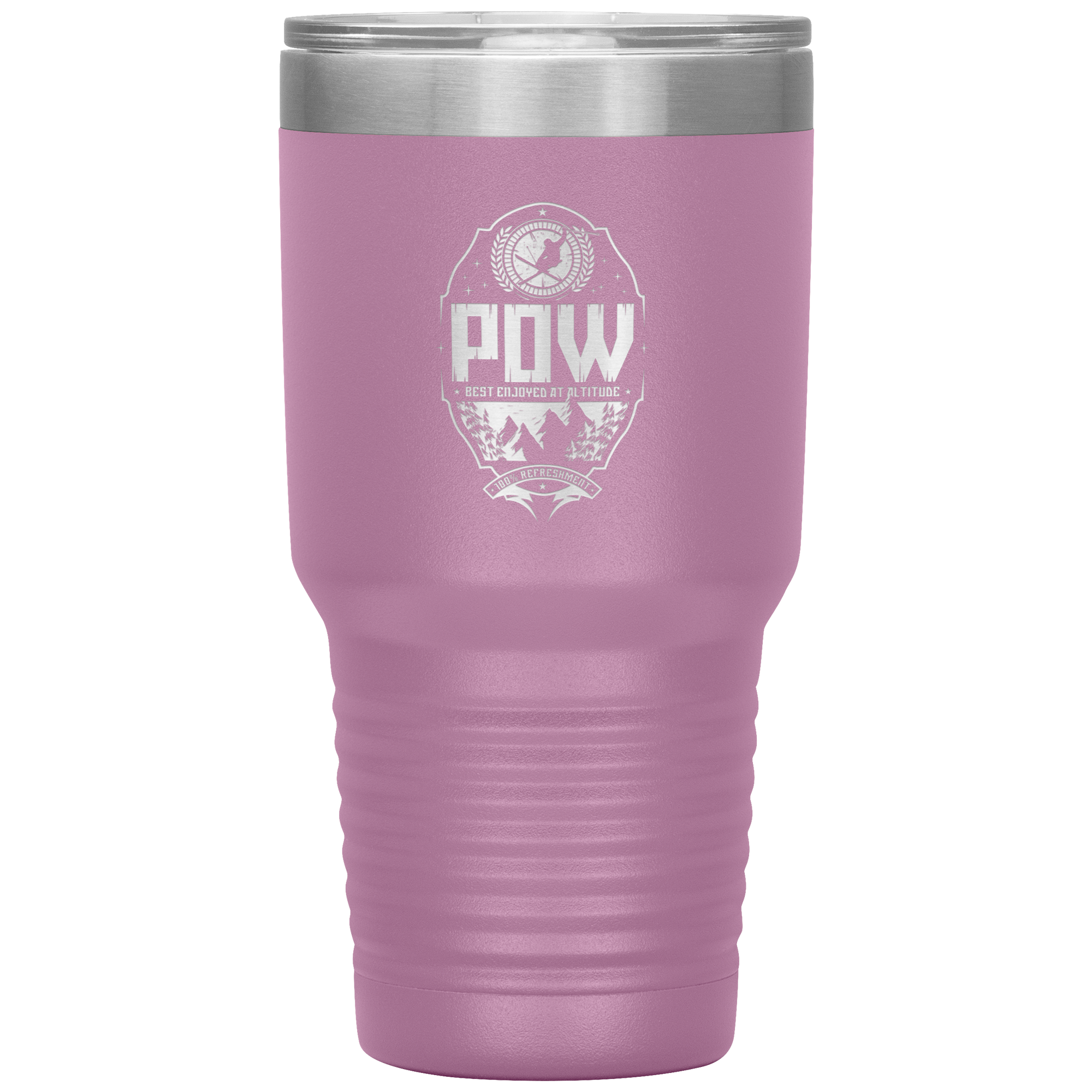 Pow Best Enjoyed At Altitude 30oz Tumbler - Powderaddicts