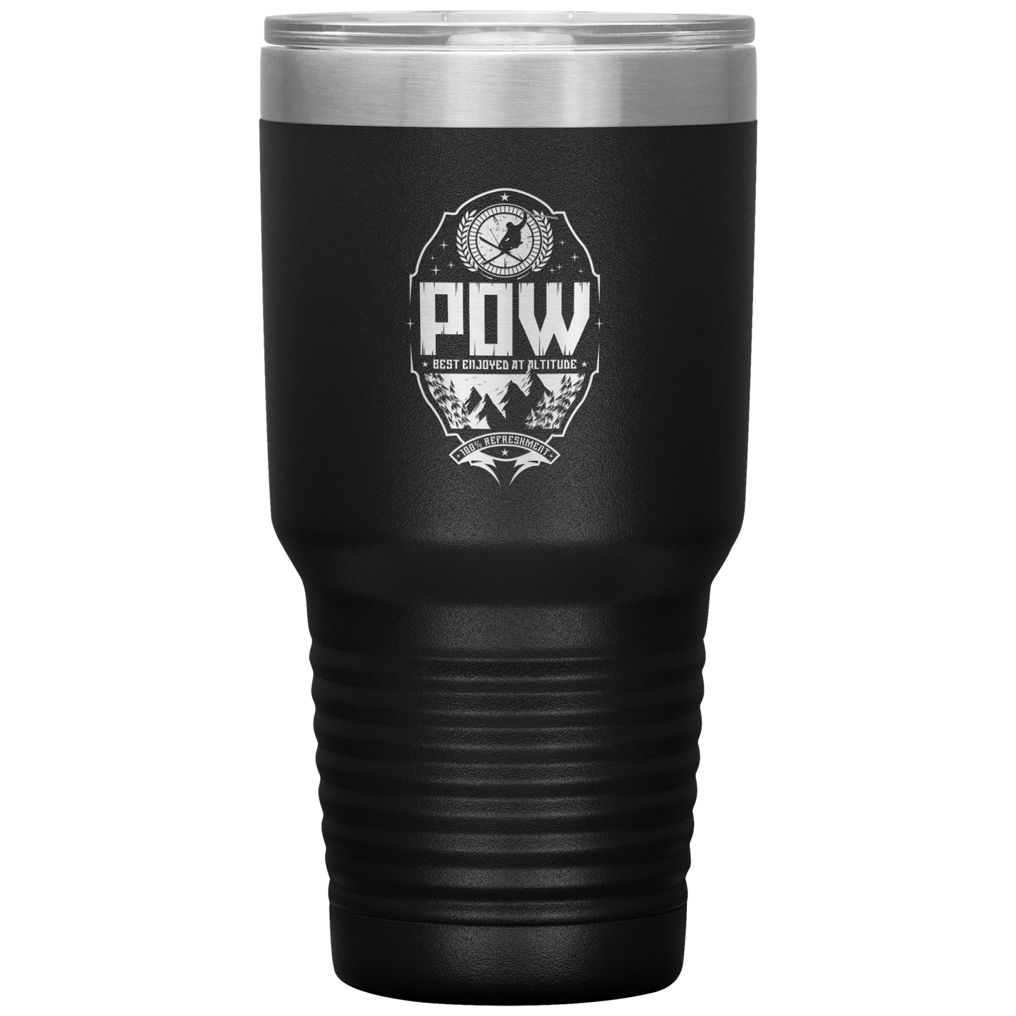 Pow Best Enjoyed At Altitude 30oz Tumbler - Powderaddicts
