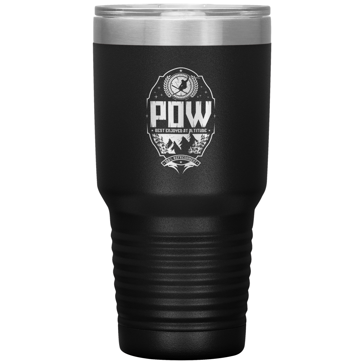 Pow Best Enjoyed At Altitude 30oz Tumbler - Powderaddicts