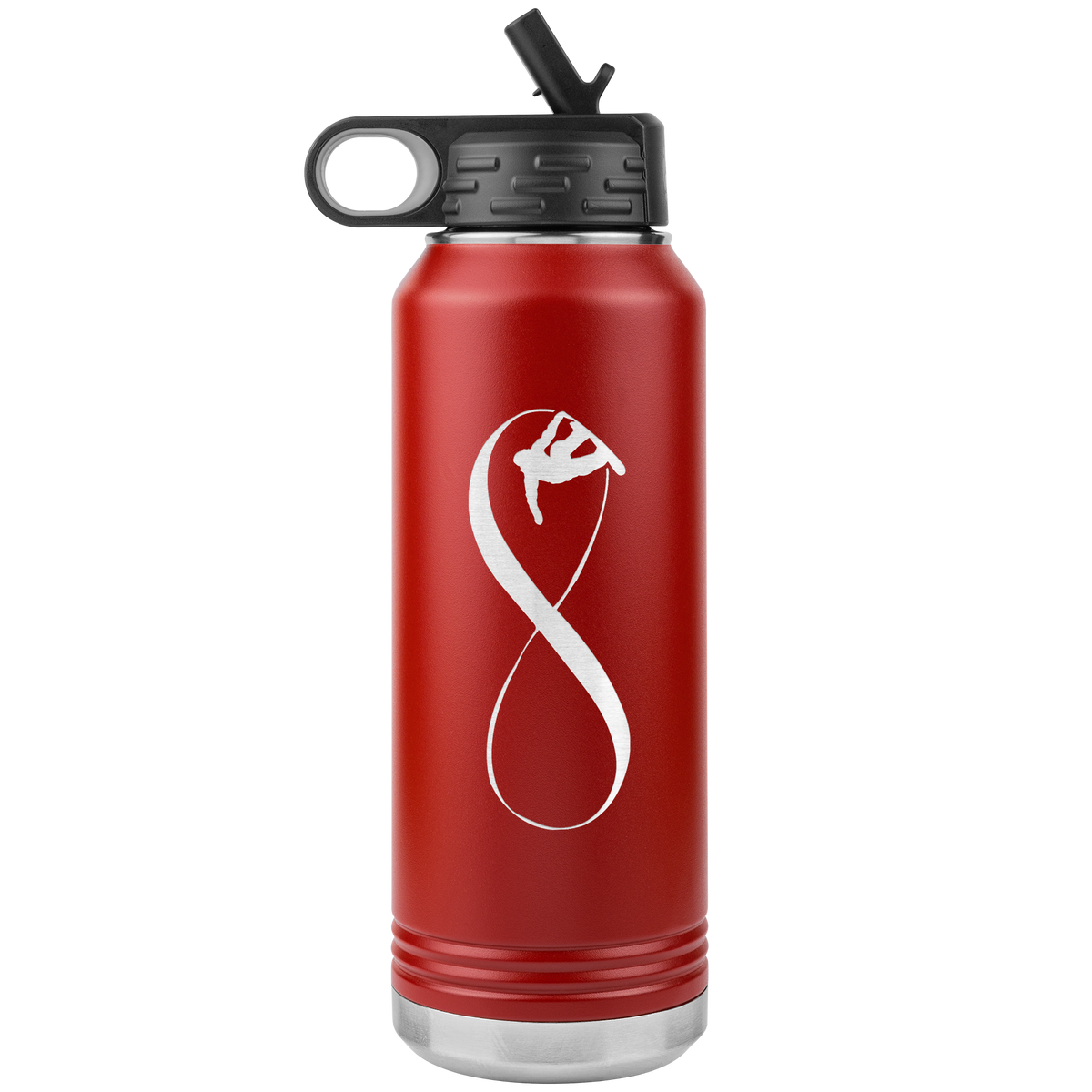 Infinity Snowboard 32oz Water Bottle Tumbler - Powderaddicts