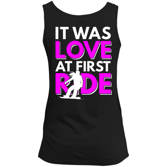 It Was Love At First Ride Tank Tops - Powderaddicts