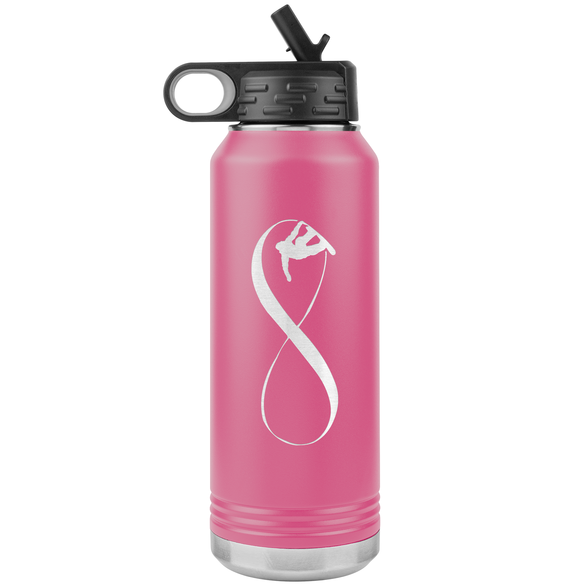 Infinity Snowboard 32oz Water Bottle Tumbler - Powderaddicts