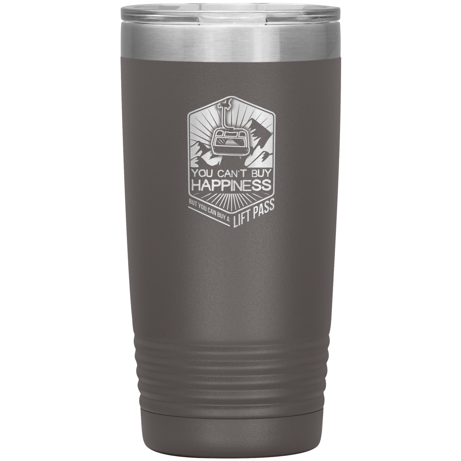 You Can't Buy Happiness But You Can Buy A Lift Pass 20oz Tumbler - Powderaddicts