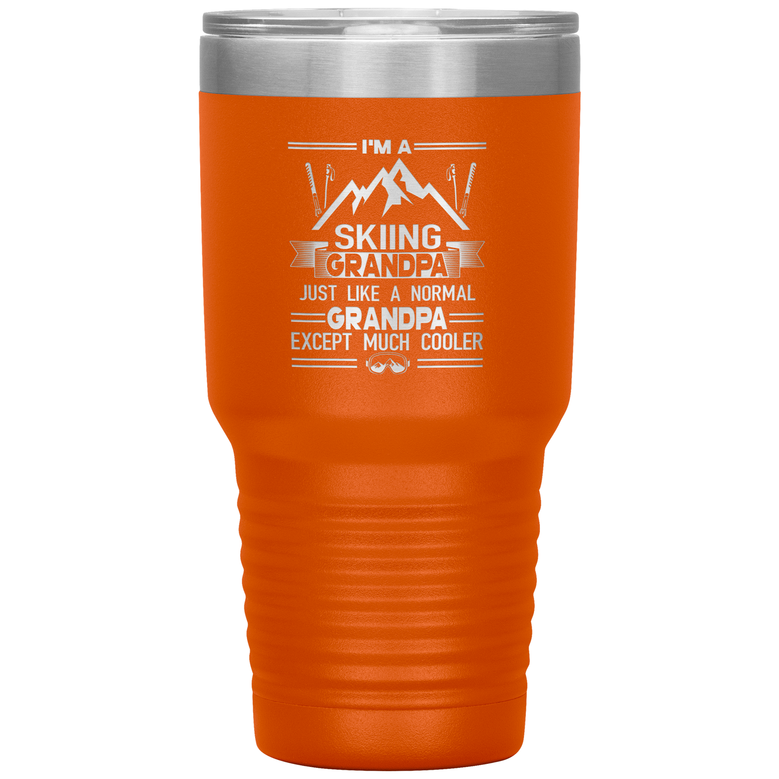 I'm A Skiing Grandpa 30oz Tumbler - Powderaddicts