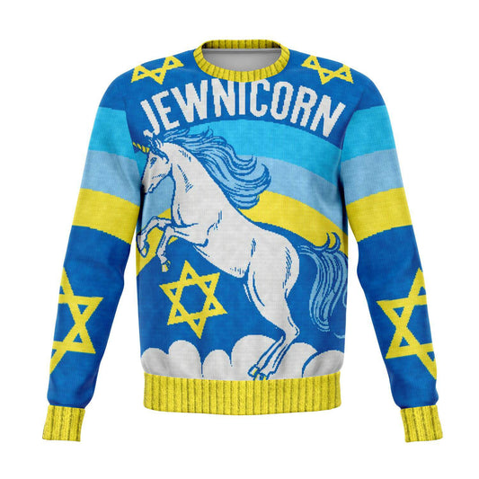 Jewnicorn Ugly Christmas Sweater Order By December 5 - Powderaddicts