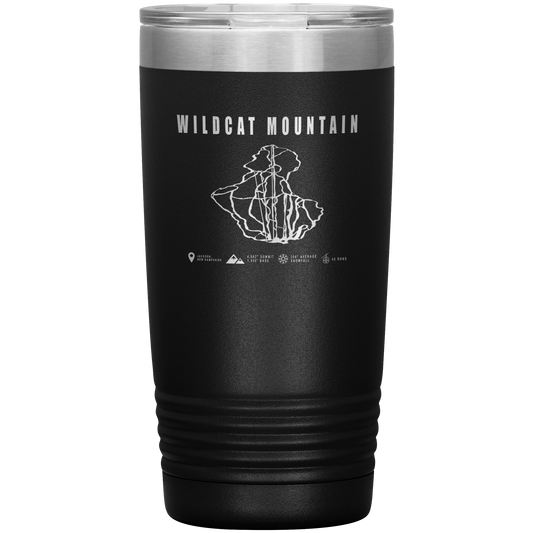 Wildcat Mountain, New Hampshire Ski Trail Map 20oz Tumbler - Powderaddicts