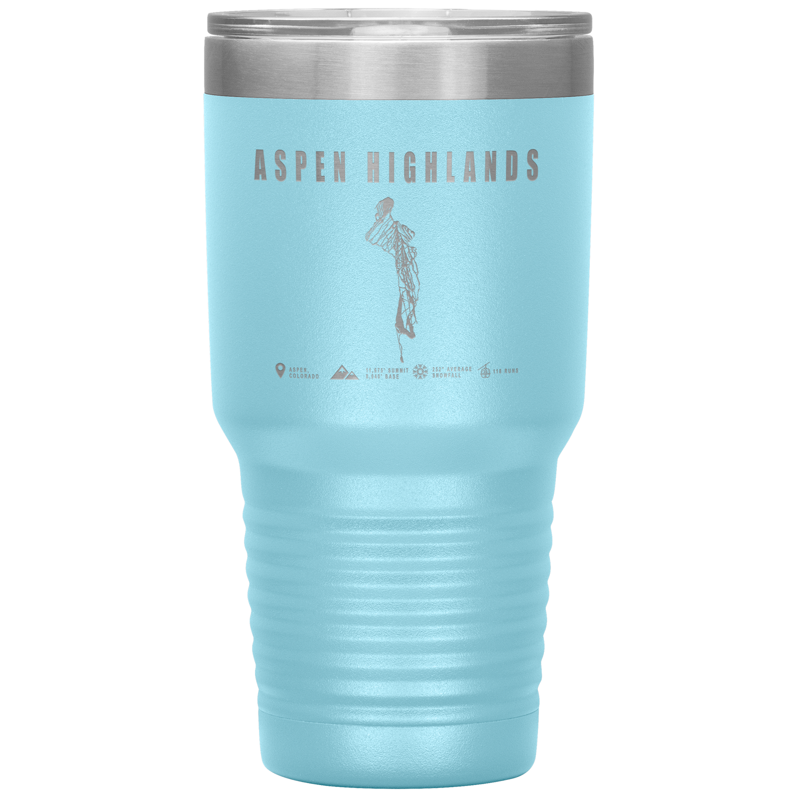 Aspen Highlands, Colorado Ski Resort 30oz Tumbler - Powderaddicts