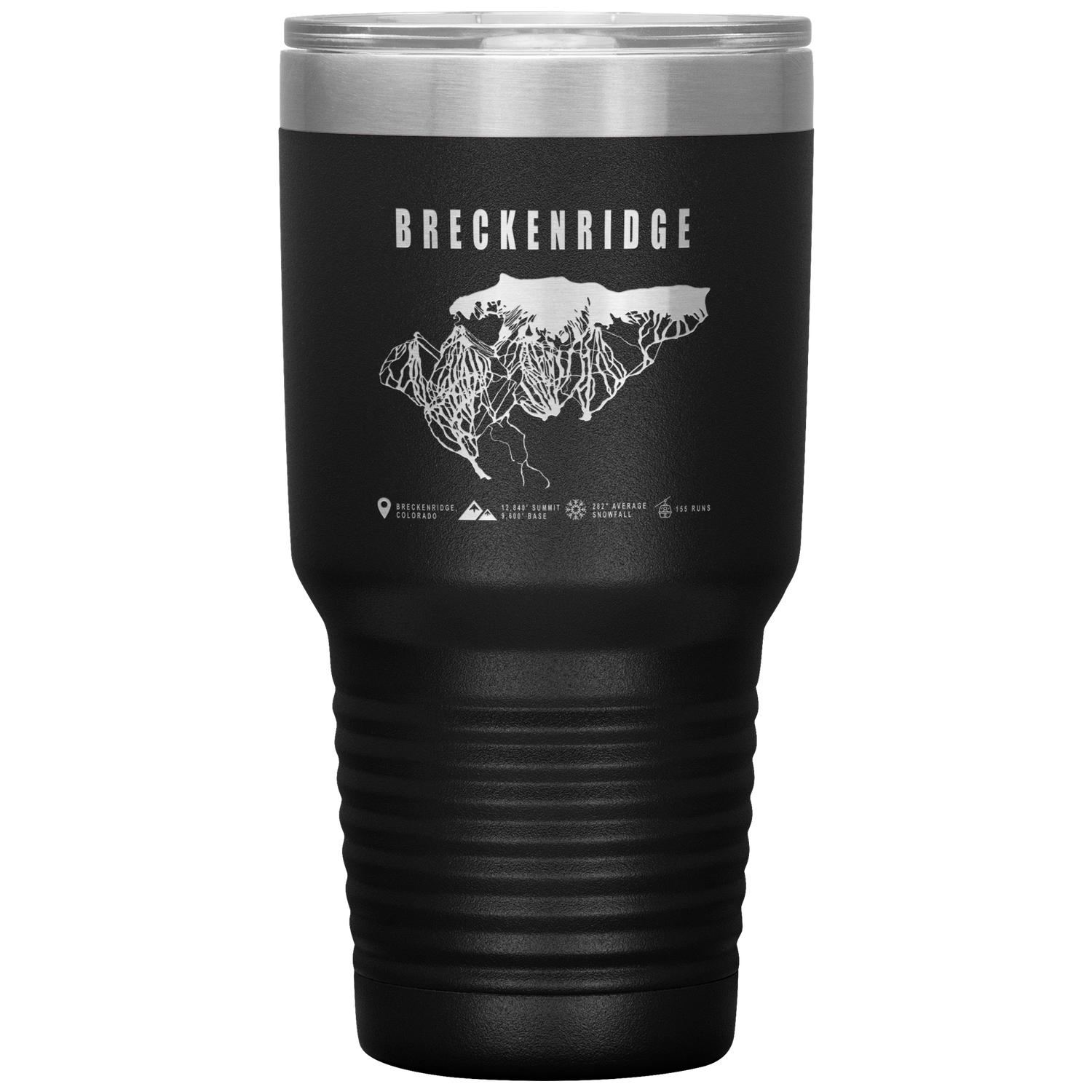 Breckenridge Colorado Ski Trail Map 30oz Tumbler