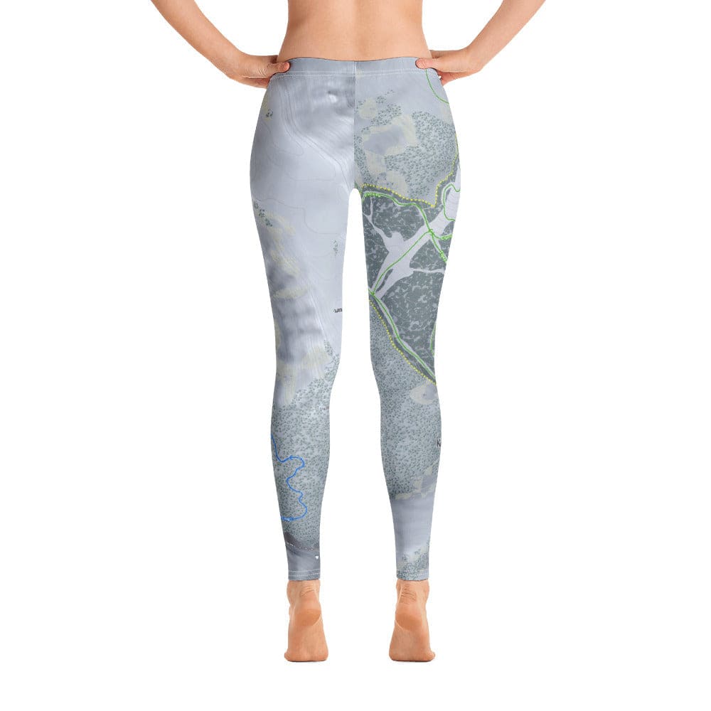 Kelly Canyon, Idaho Ski Trail Map Women's Base Layer Bottom
