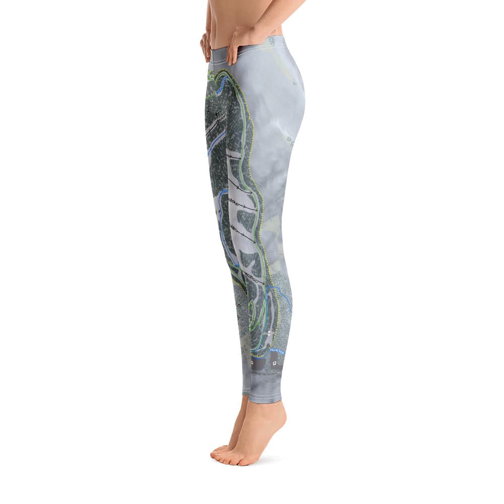 Kelly Canyon, Idaho Ski Trail Map Women's Base Layer Bottom - Powderaddicts