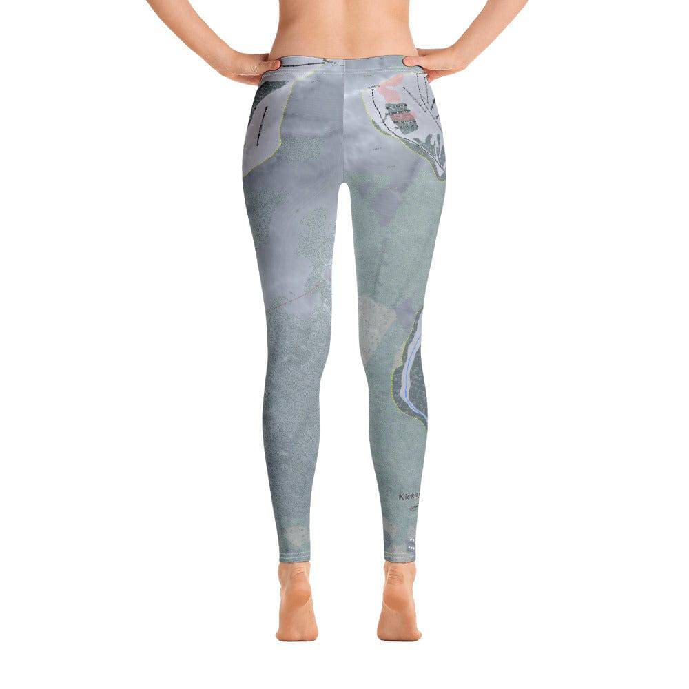 Kicking Horse, British Columbia Ski Trail Map Women's Base Layer Bottom