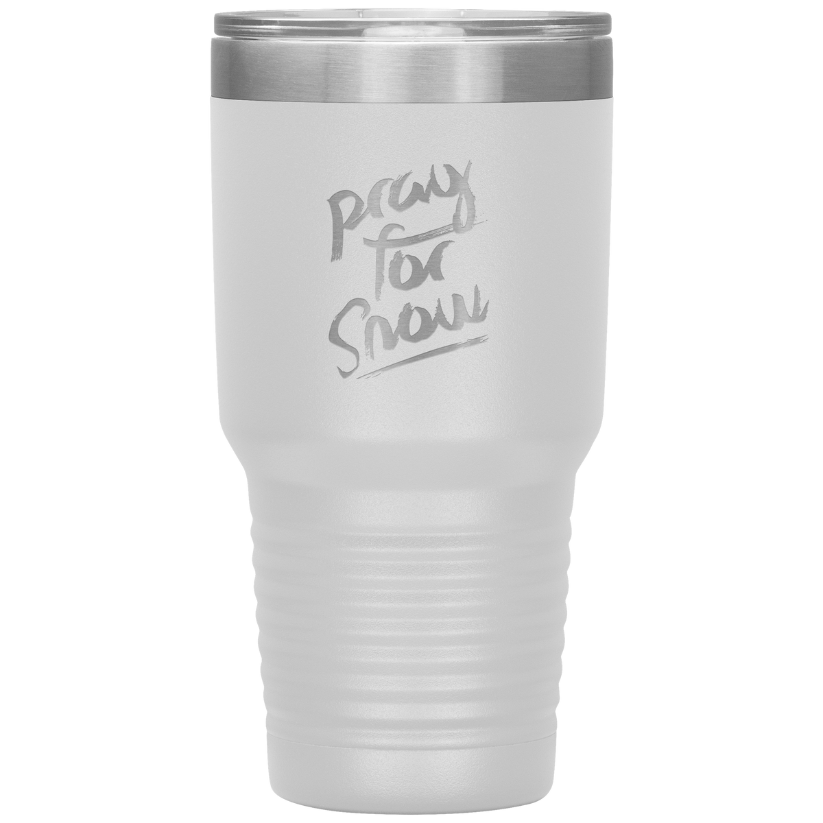 Pray For Snow Back 30oz Tumbler - Powderaddicts