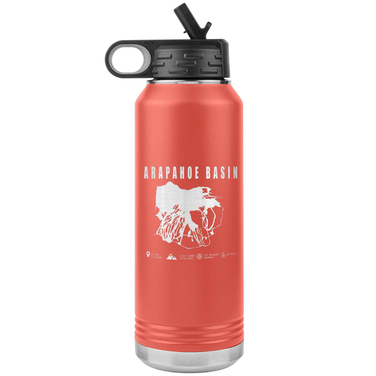 Arapahoe Basin,Colorado Ski Resort 32oz Tumbler - Powderaddicts