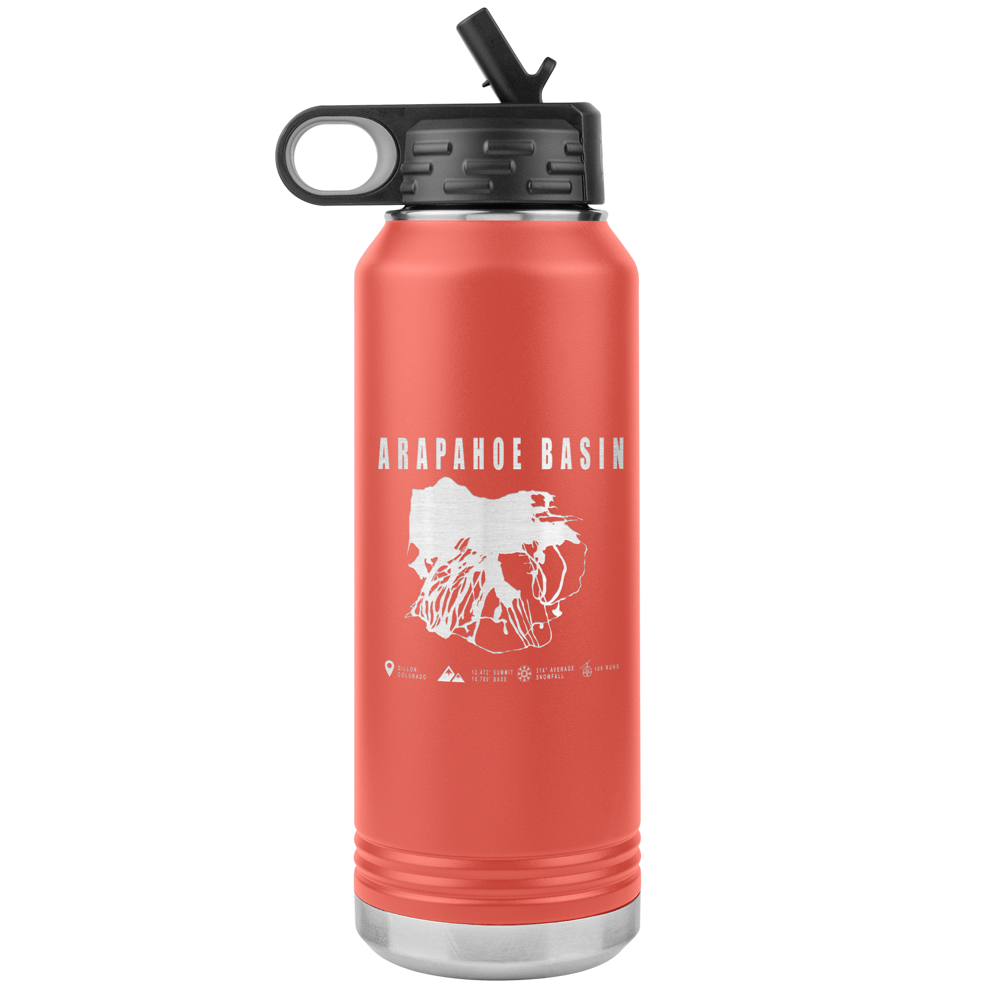 Arapahoe Basin,Colorado Ski Resort 32oz Tumbler - Powderaddicts