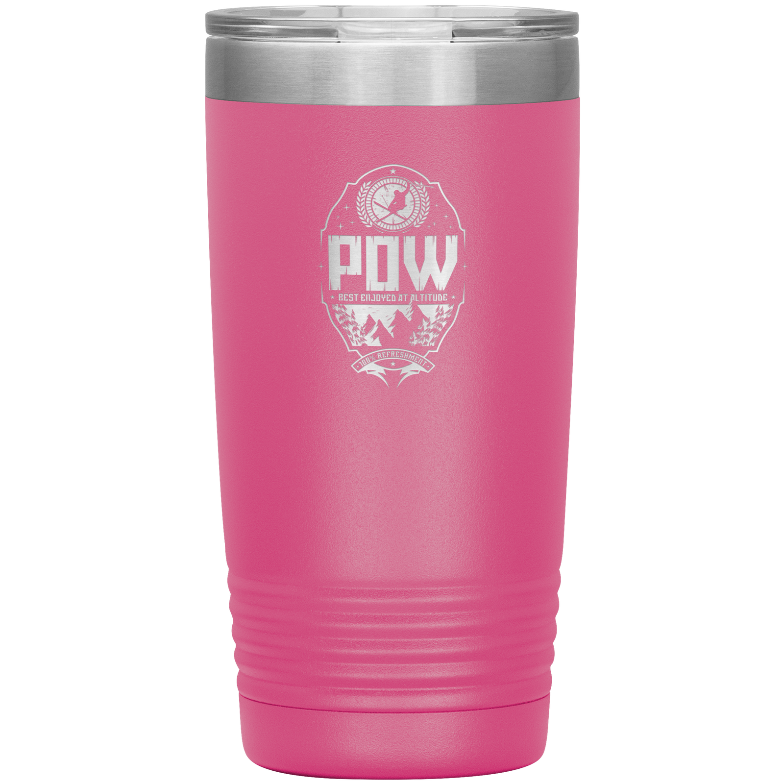 Pow Best Enjoyed At Altitude 20oz Tumbler - Powderaddicts