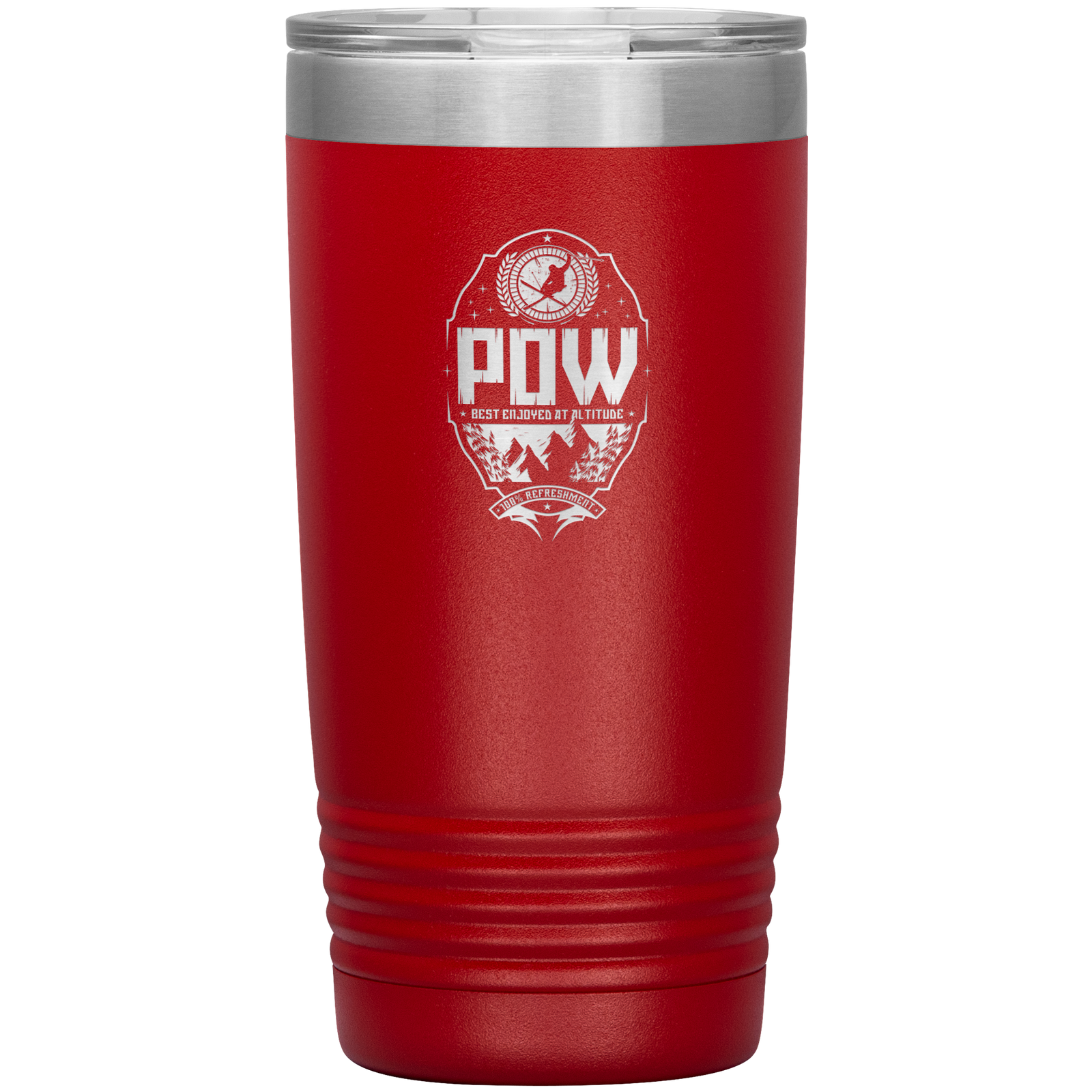 Pow Best Enjoyed At Altitude 20oz Tumbler - Powderaddicts