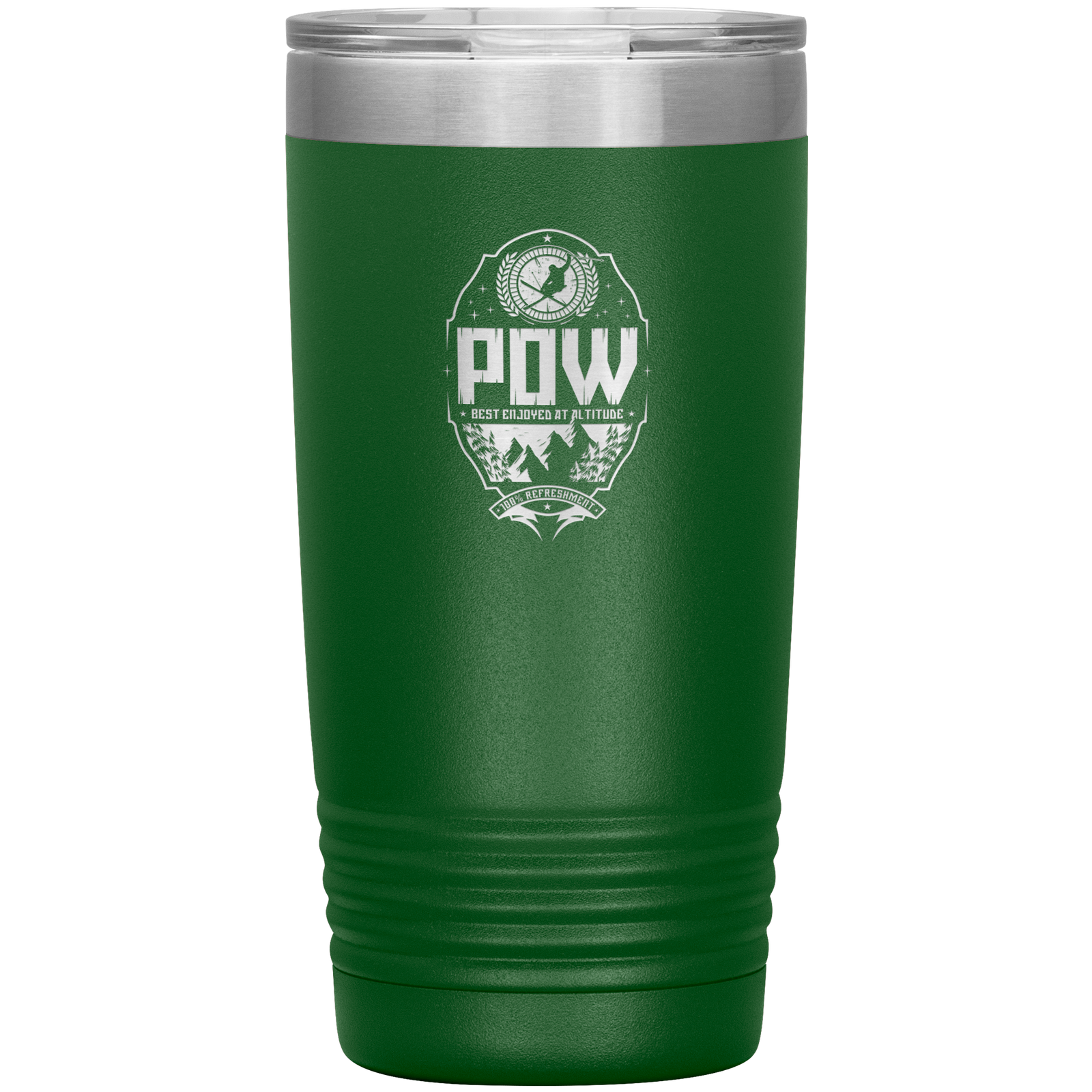 Pow Best Enjoyed At Altitude 20oz Tumbler - Powderaddicts