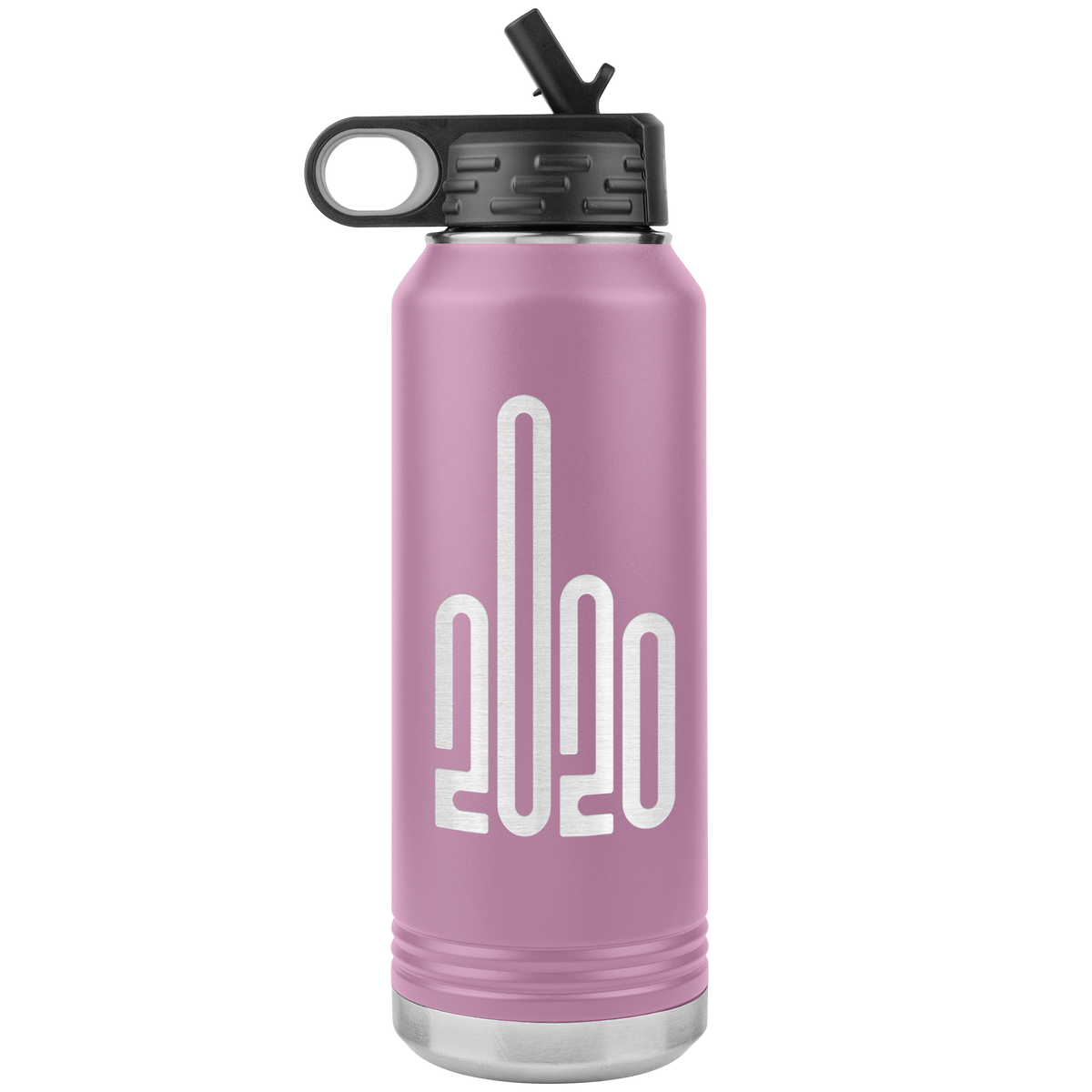 2020 Middle Finger 32oz Water Bottle Tumbler - Powderaddicts