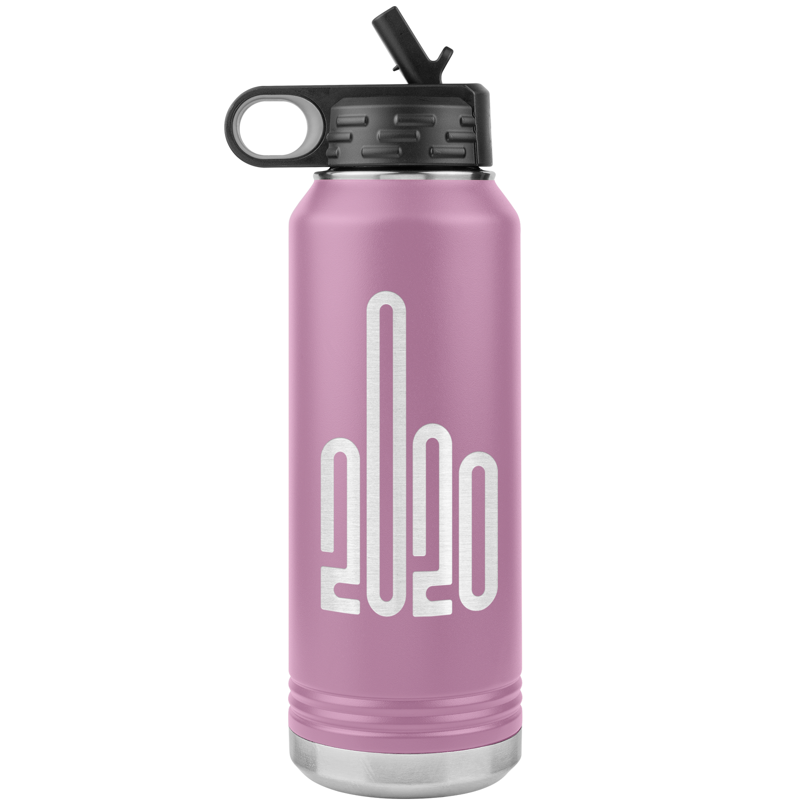 2020 Middle Finger 32oz Water Bottle Tumbler - Powderaddicts