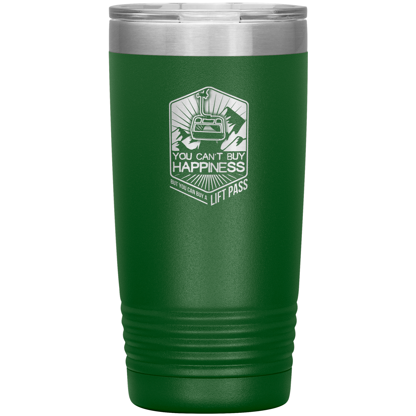 You Can't Buy Happiness But You Can Buy A Lift Pass 20oz Tumbler - Powderaddicts