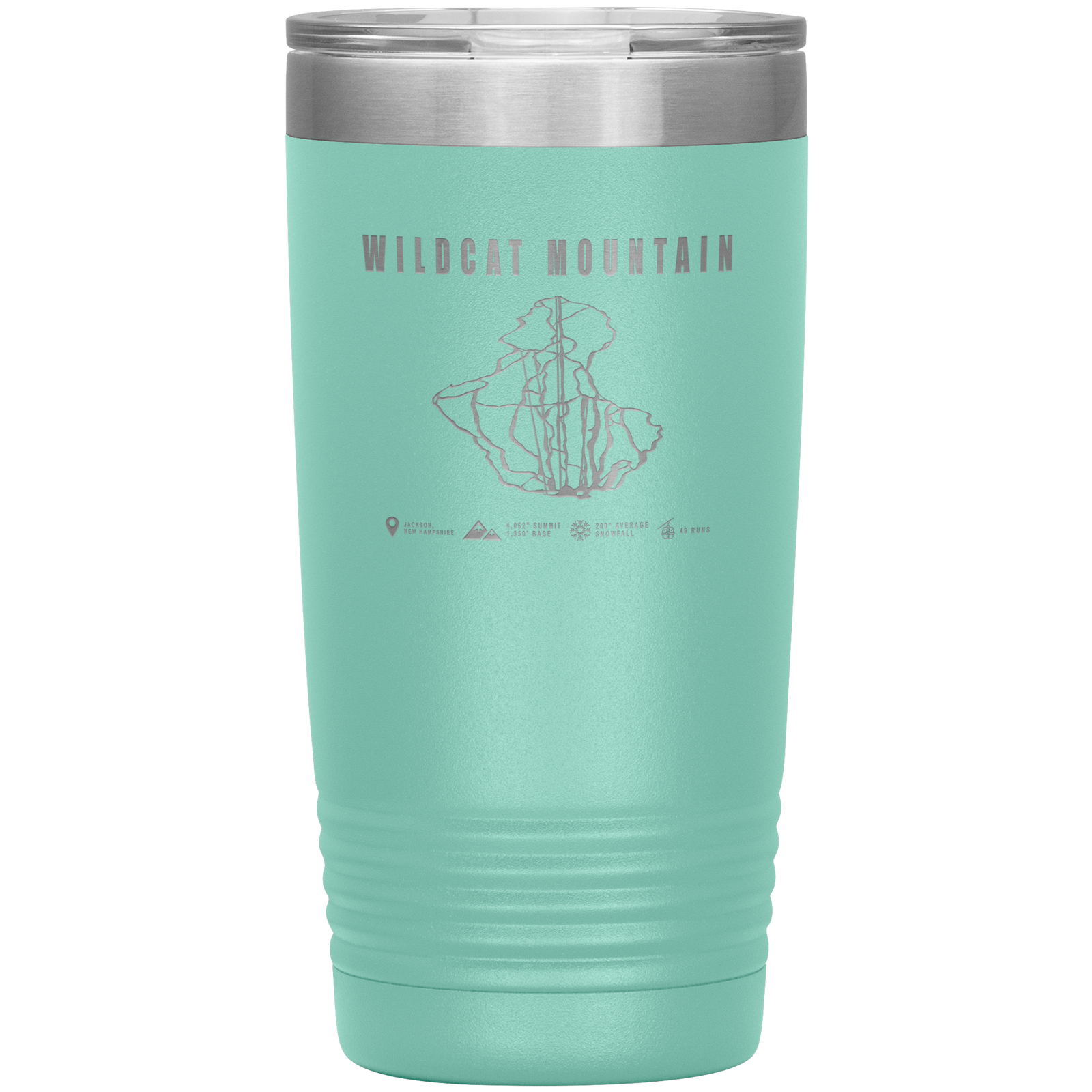 Wildcat Mountain, New Hampshire Ski Trail Map 20oz Tumbler - Powderaddicts