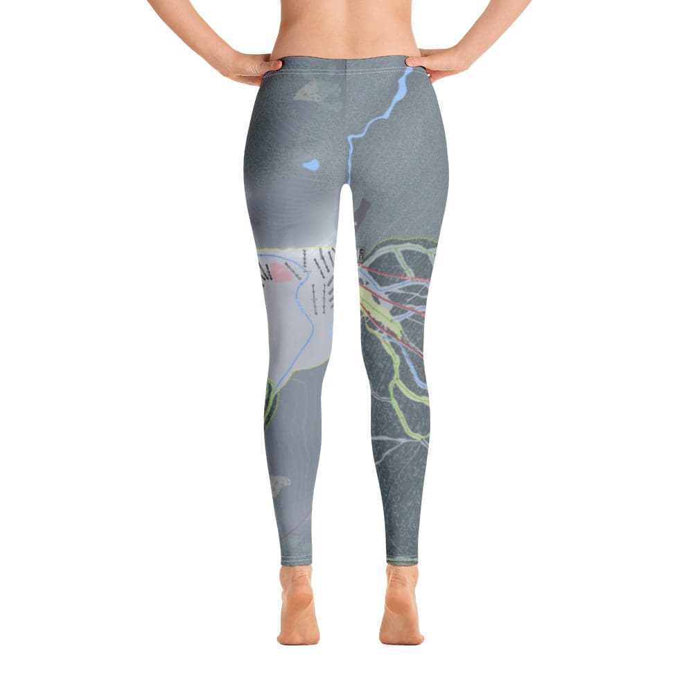 Lake Louise, Alberta Ski Trail Map Women's Base Layer Bottom