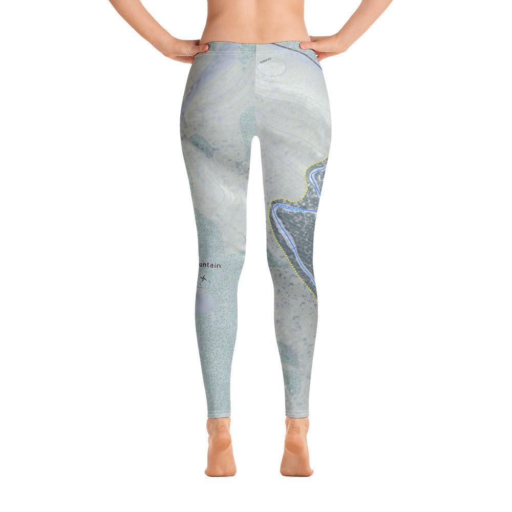 Laurel Mountain, Pennsylvania Ski Trail Map Women's Base Layer Bottom