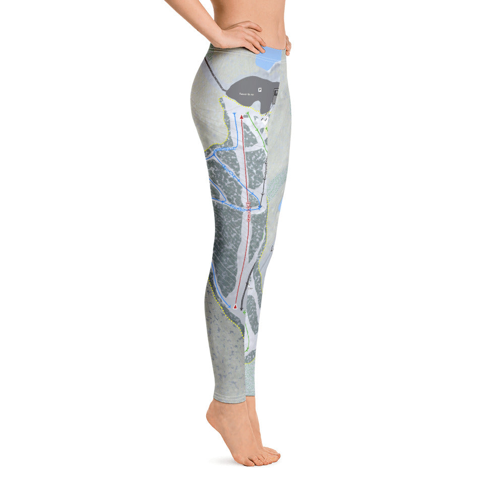 Laurel Mountain, Pennsylvania Ski Trail Map Women's Base Layer Bottom - Powderaddicts