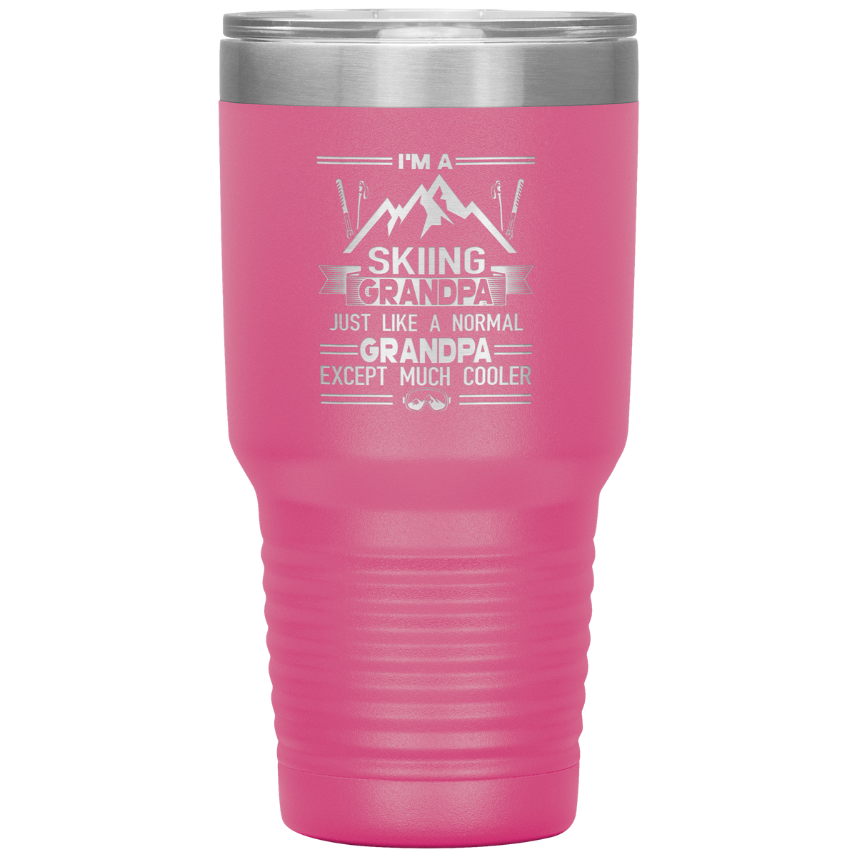 I'm A Skiing Grandpa 30oz Tumbler - Powderaddicts