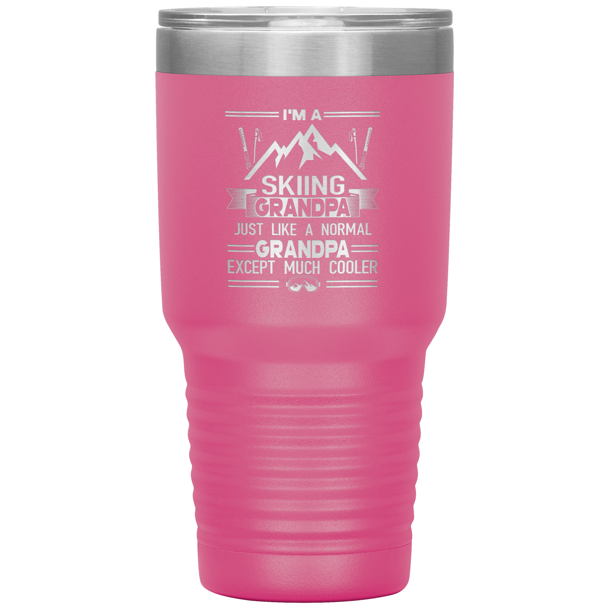 I'm A Skiing Grandpa 30oz Tumbler - Powderaddicts
