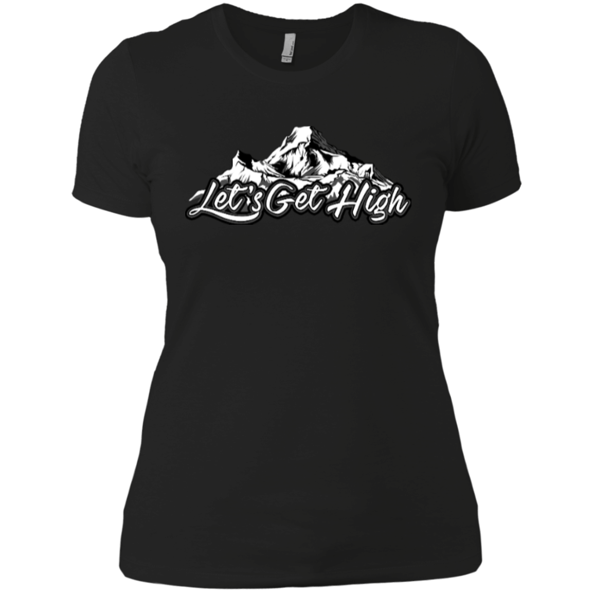 Let's Get High Ladies Tees - Powderaddicts