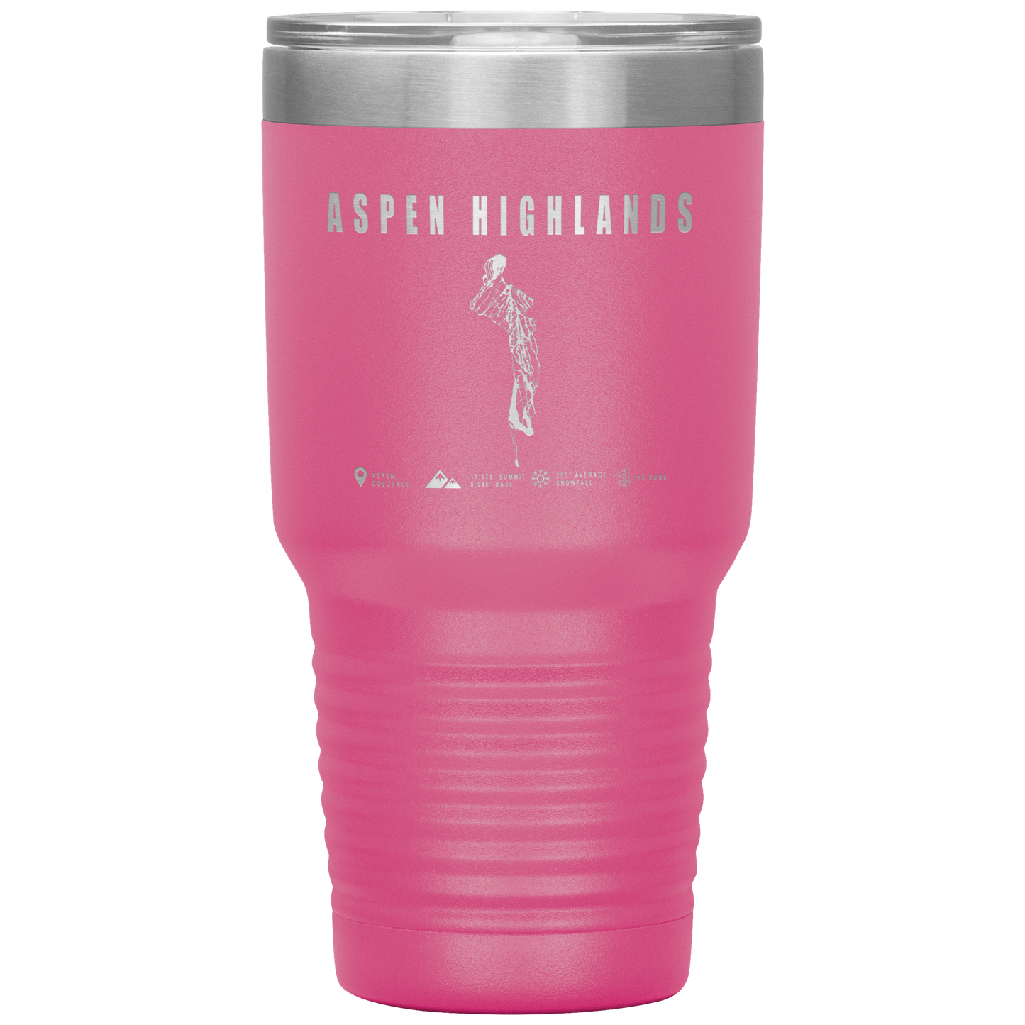 Aspen Highlands, Colorado Ski Resort 30oz Tumbler - Powderaddicts