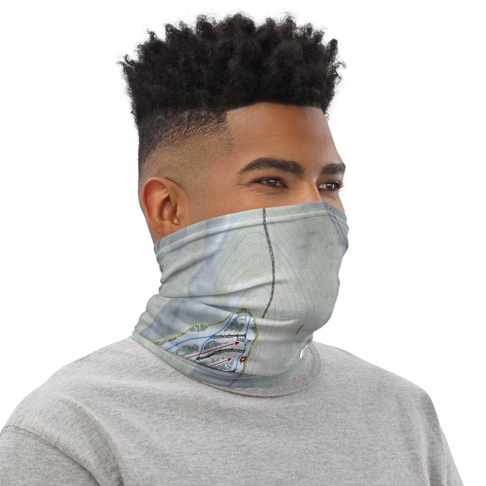 Liberty Mountain, Pennsylvania Ski Trail Map Printed Neck Gaiter - Powderaddicts
