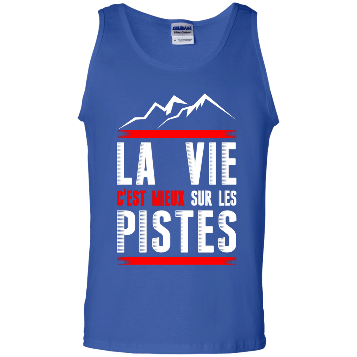Life Is Better On Slopes - French Tank Tops - Powderaddicts